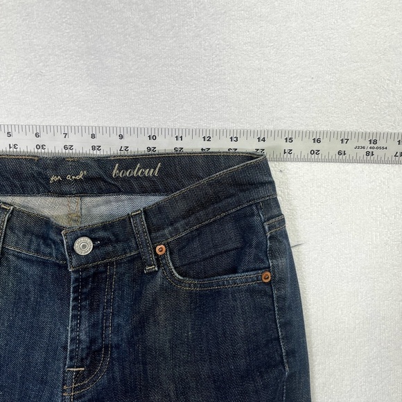 7 For All Mankind Bootcut Jeans Womens 29 Waist Stretch Blue Denim Faded 1686 - Picture 5 of 11